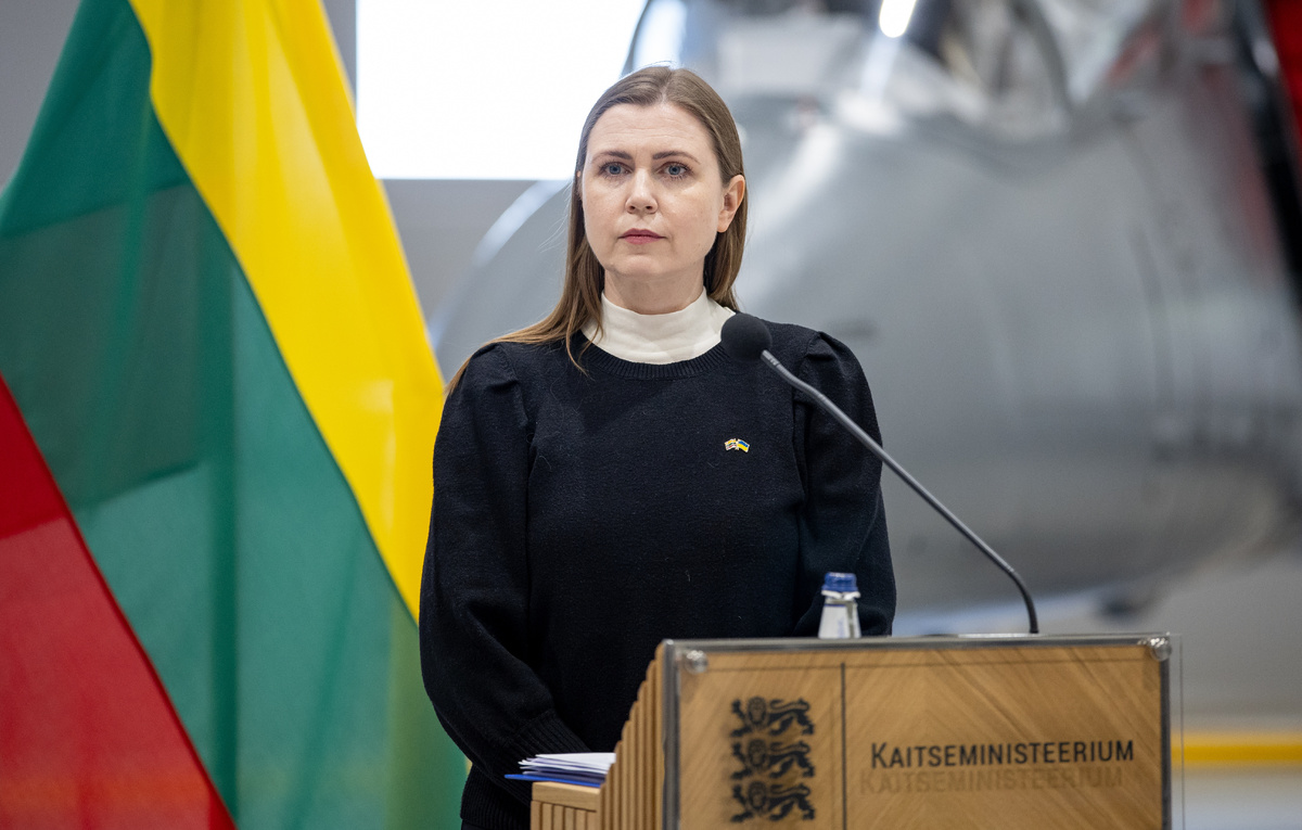    Глава Минобороны Литвы Довиле Шакалене  Postimees/ Scanpix Baltics via Reuters Connect