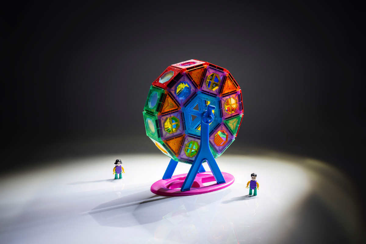 Вариант сборки конструктора SAYFUN toys серии "Park" 73 деталей