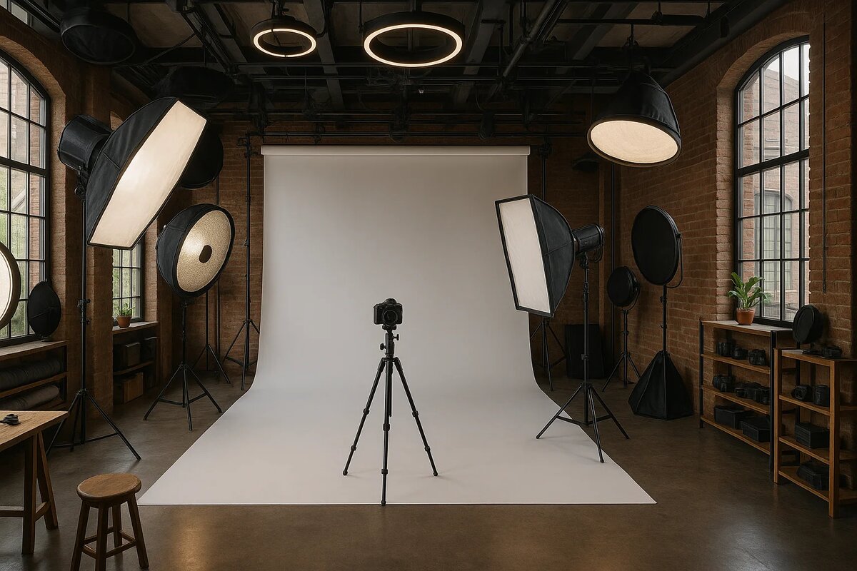 Нагенерировал тут фотографий студий чтобы не задеть никого из действующих