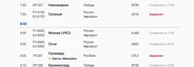    Фото: скриншот с сайта Пулково.