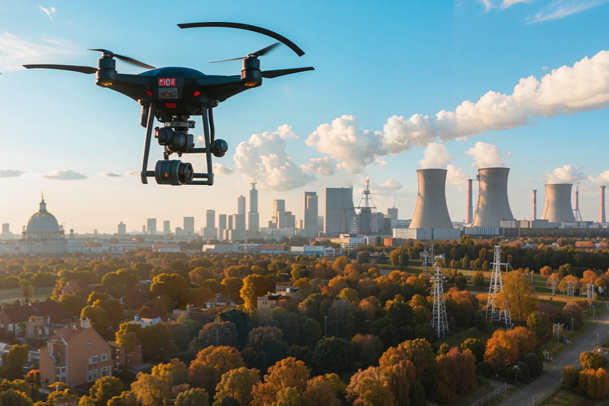 По уточненным данным 3 БПЛА уничтожены сегодня утром в Лужском районе, еще один – над Кингисеппским районом.  Фото: Изображение сгенерировано нейросетью Kandinsky 3.1