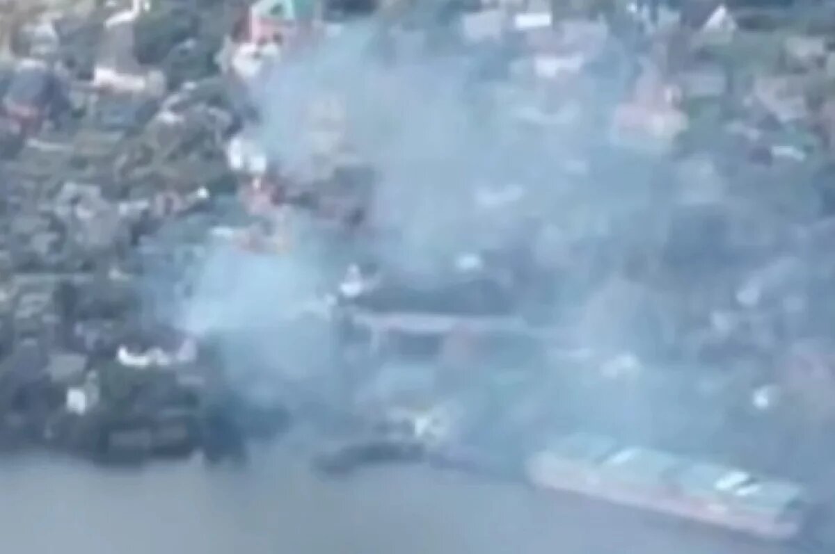    ГрВ «Днепр»: боевики ВСУ отступают с острова Карантинный в Херсоне