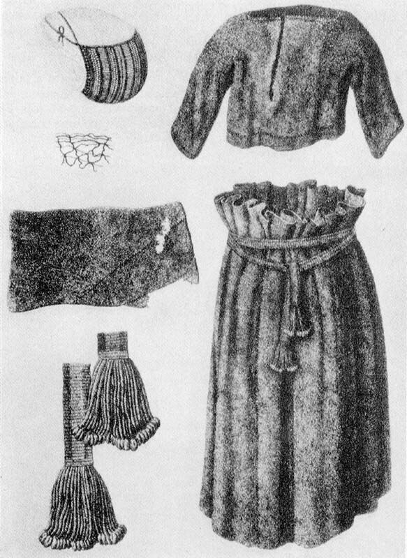 Одежда женщины из кургана Борум Эшёй. Источник: ru.pinterest.com