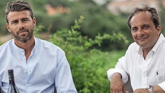 Барцальи вместе с другом и партнером по бизнесу Джанфранко Саббатино