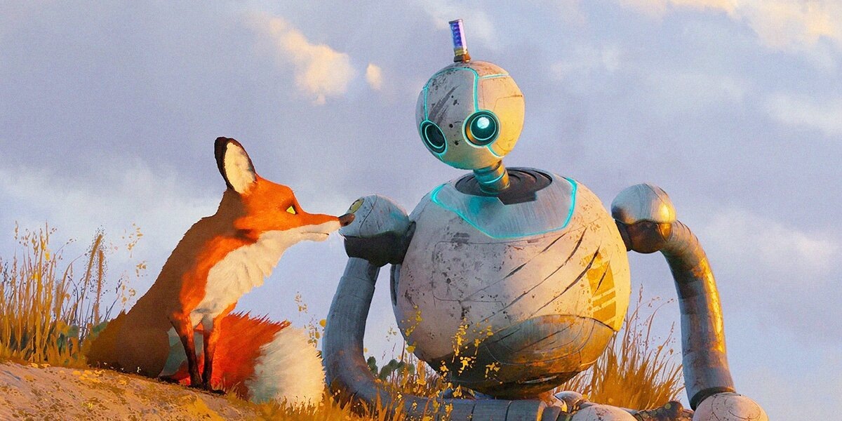 кадр из фильма «Дикий робот»