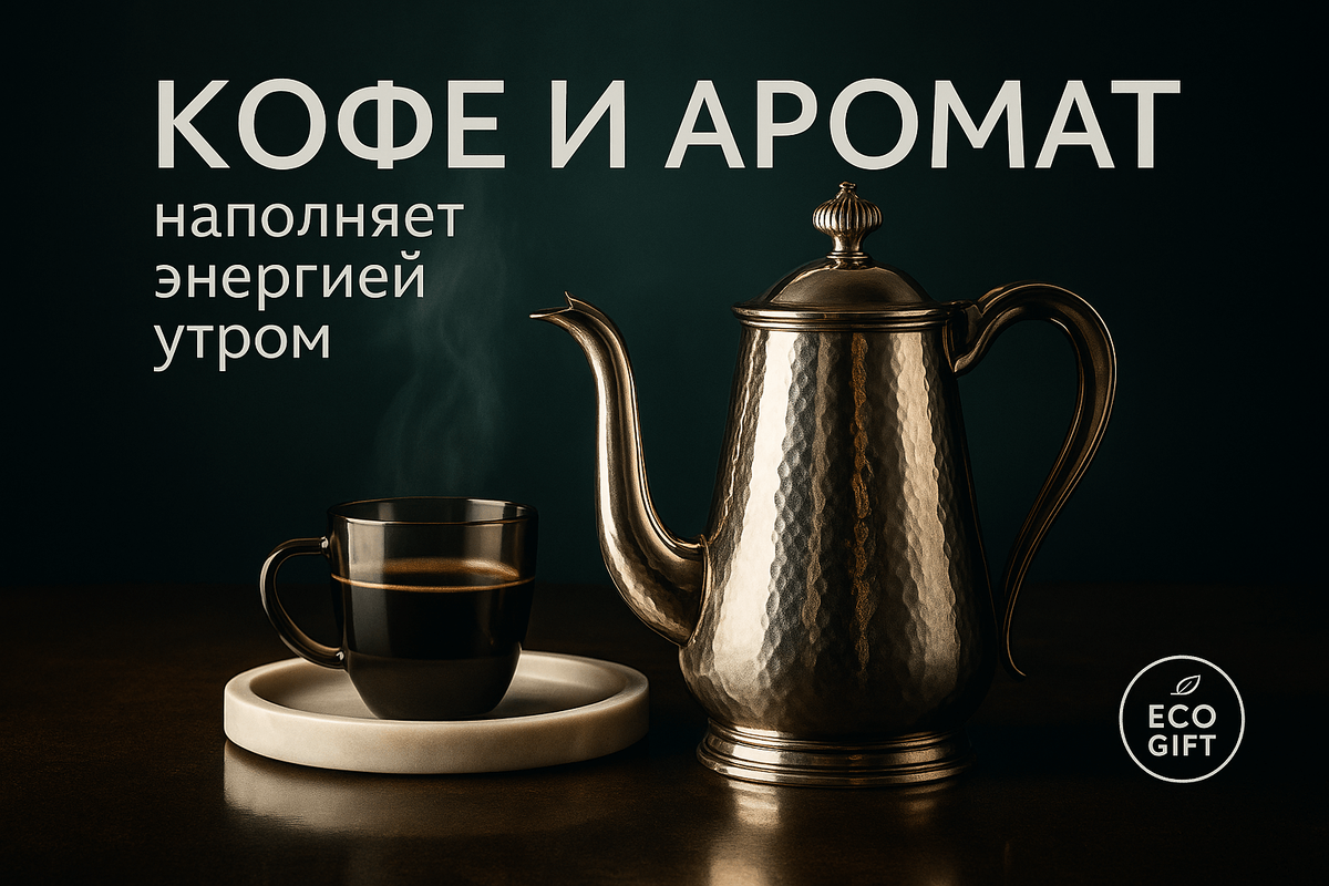    Запах кофе - ваш идеальный будильник! Узнайте, как аромат бодрости активирует эмоции и память, создавая энергию для нового дня. Откройте для себя уникальные сочетания кофейных ароматов для дома и простые советы по созданию идеального утреннего ритуала. Пора пробудить свои чувства с EcoGift! Марина Погодина