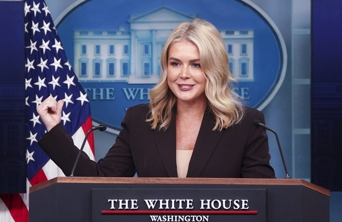   Пресс-секретарь Белого дома Кэролайн Ливитт.EPA/ТАСС