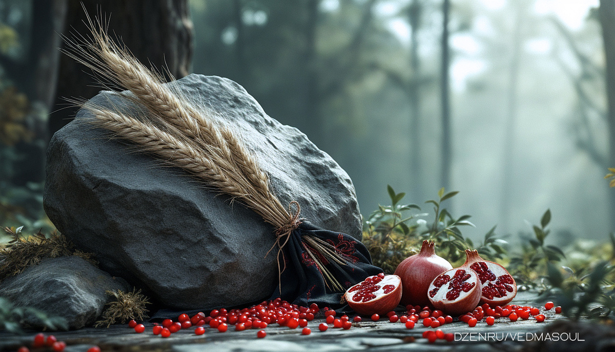 Авторское изображение @vedmasoul. Cгенерировано ИИ. Порча на семью, чистка, крадник