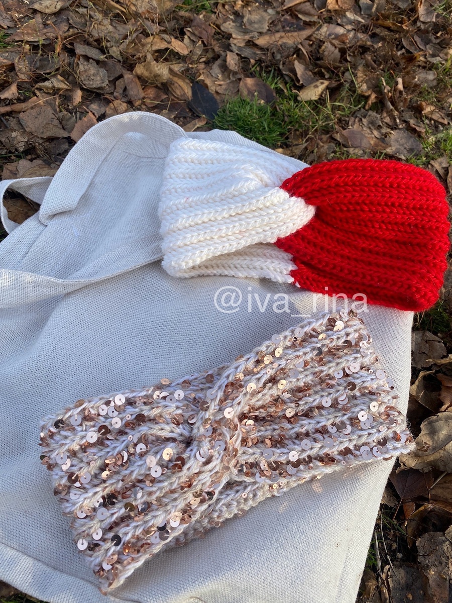 Повязка с пайетками добавит блеска в серые будни!