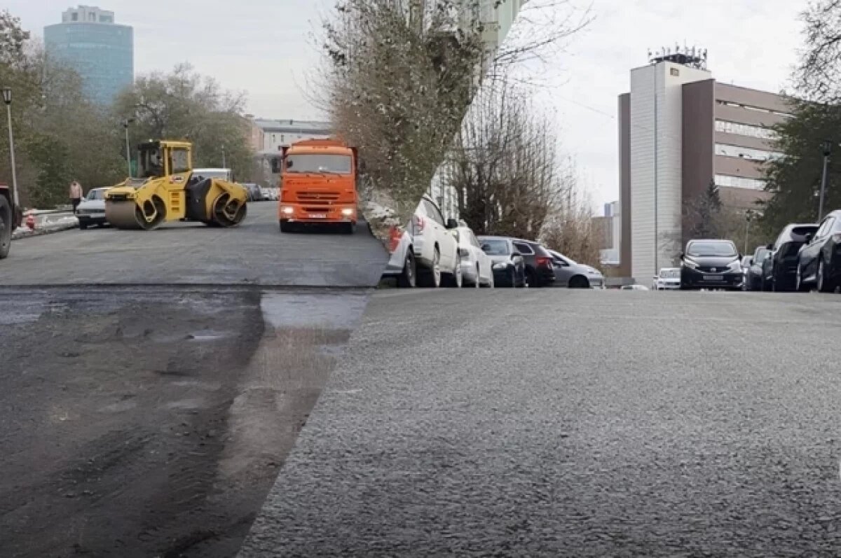    В Новосибирске завершили ремонт проездов в районе консерватории Глинки