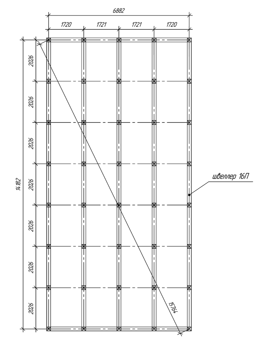 План свайного поля