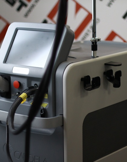 Александритовый лазер компании Candela, который считается золотым стандартом профессиональной лазерной эпиляции