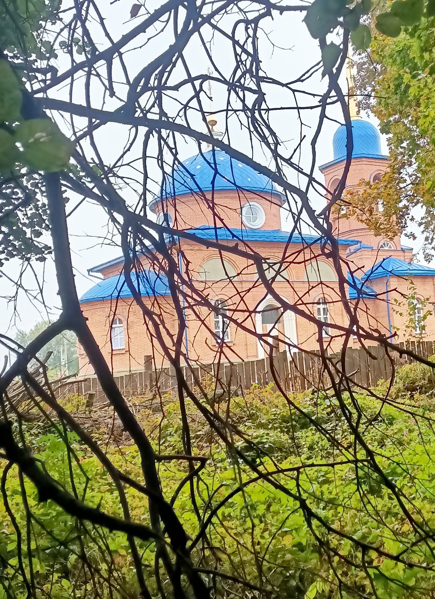 Строящийся храм.