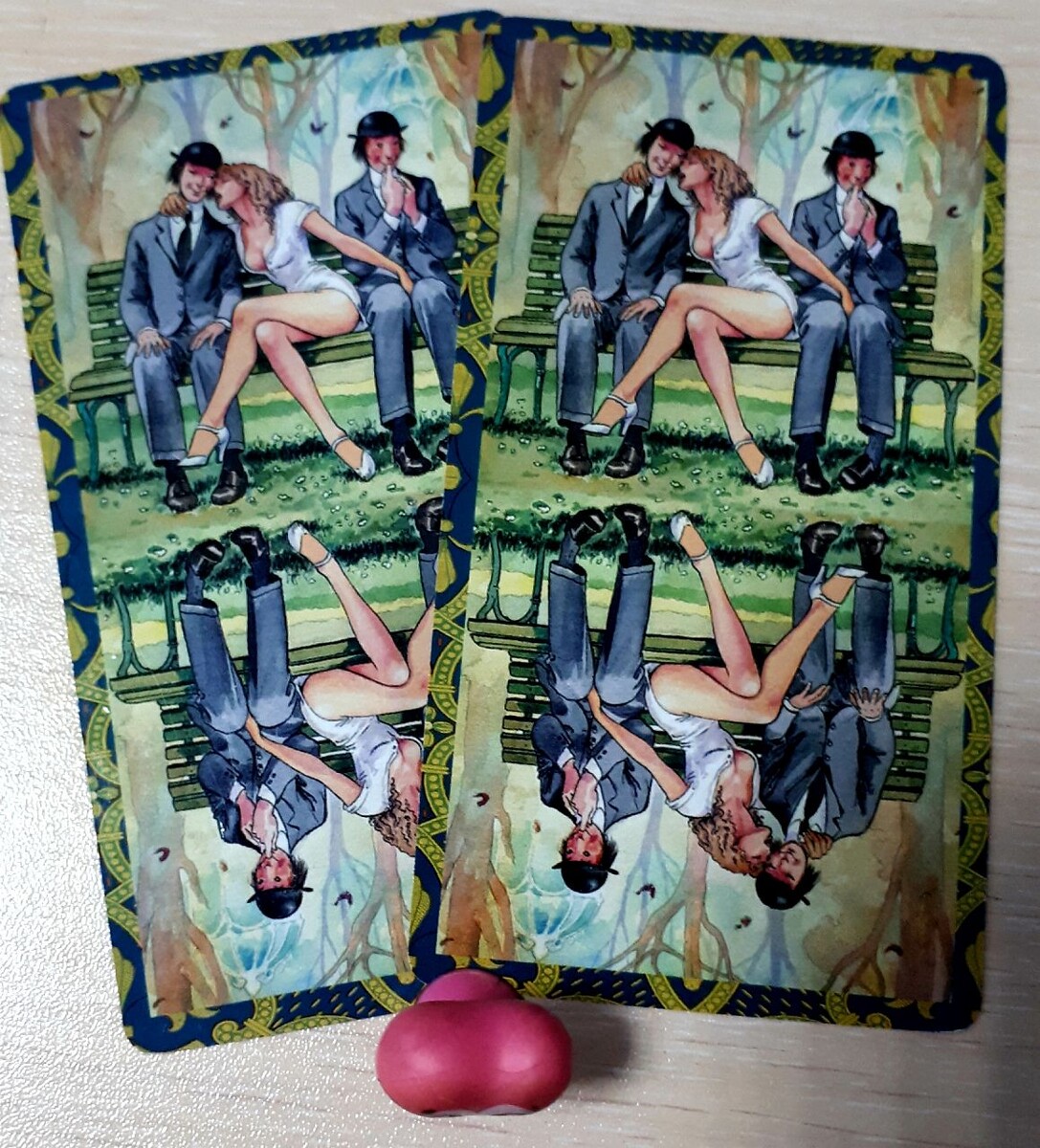 Фото автора статьи 22.10.2025г. Колода МАНАРА. Смайлик автора:)