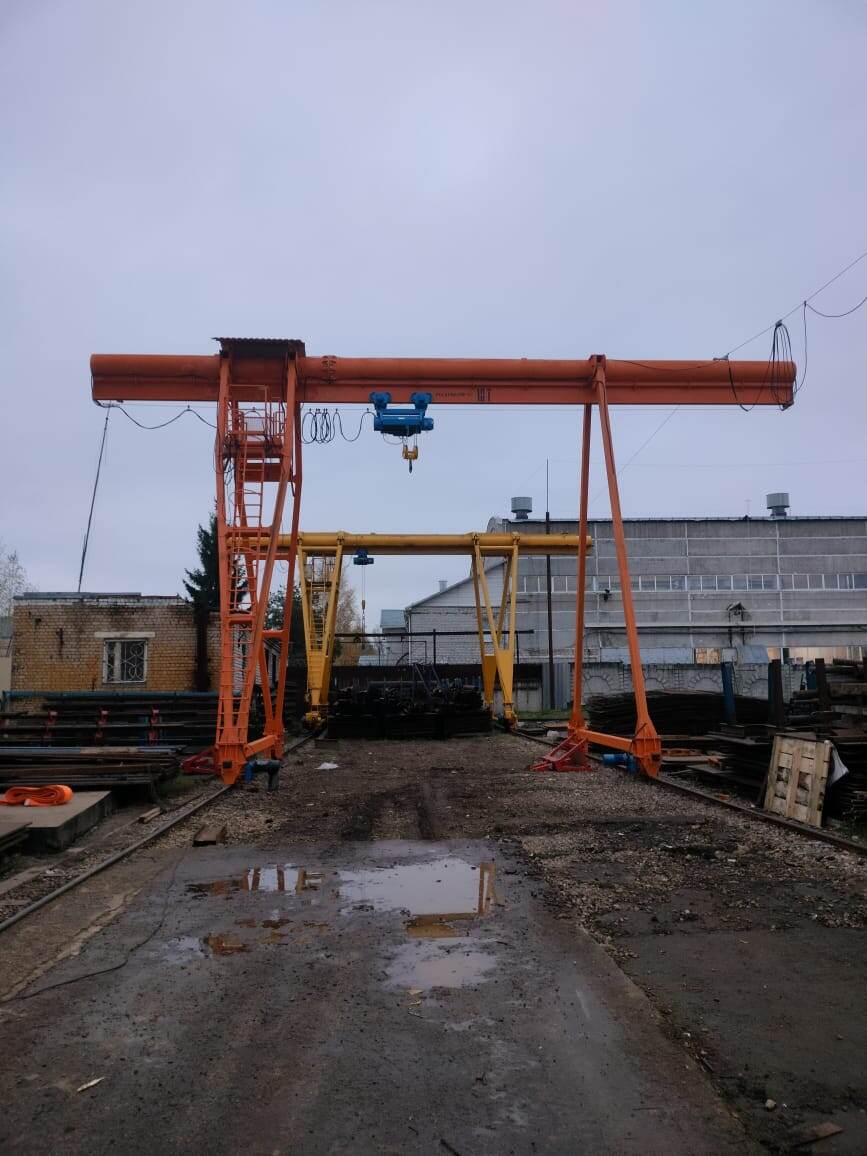 РОСКРАН: козловой кран электрический 10т. 