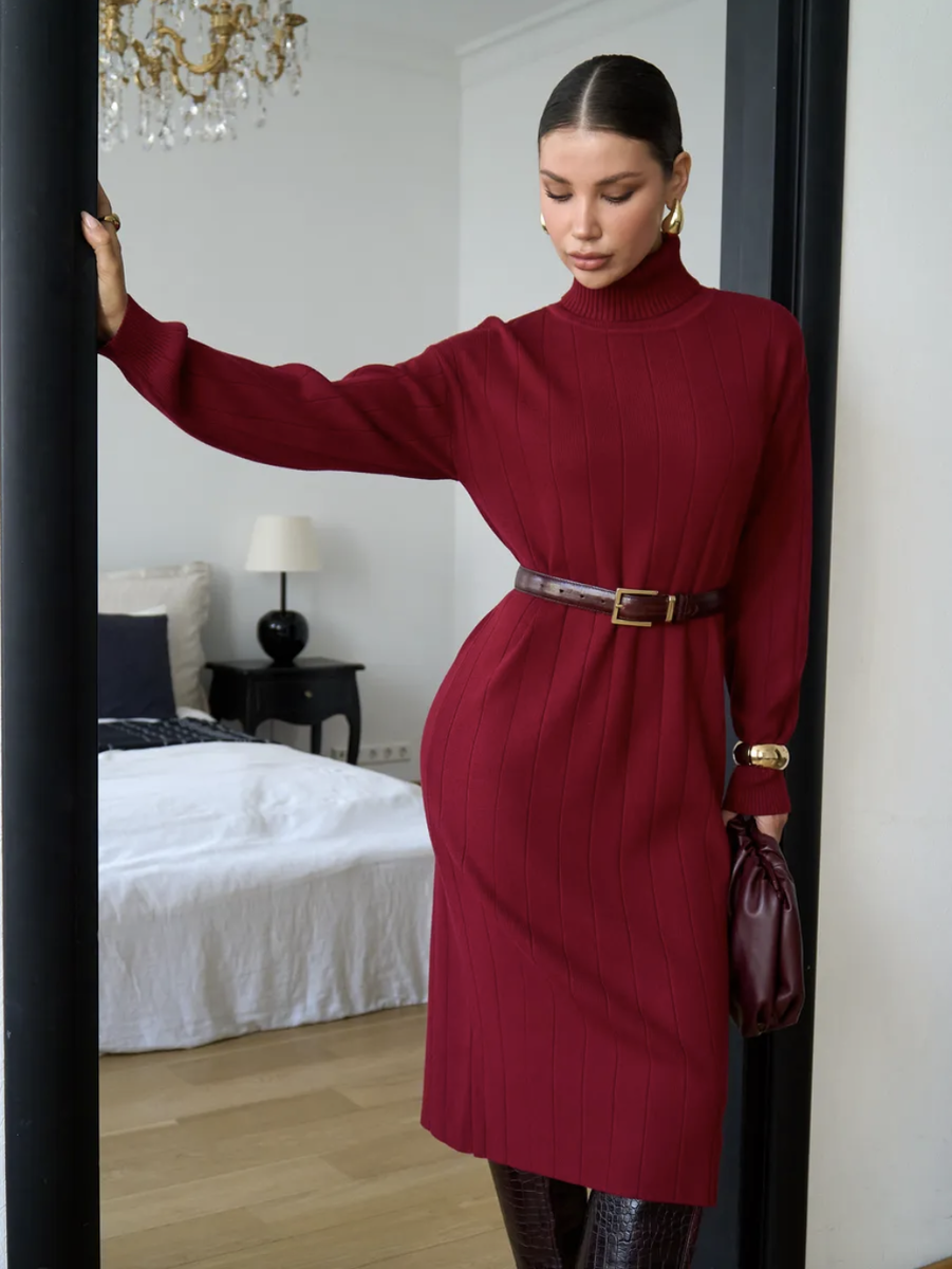 ПЛАТЬЕ-СВИТЕР С WILDBERRIES