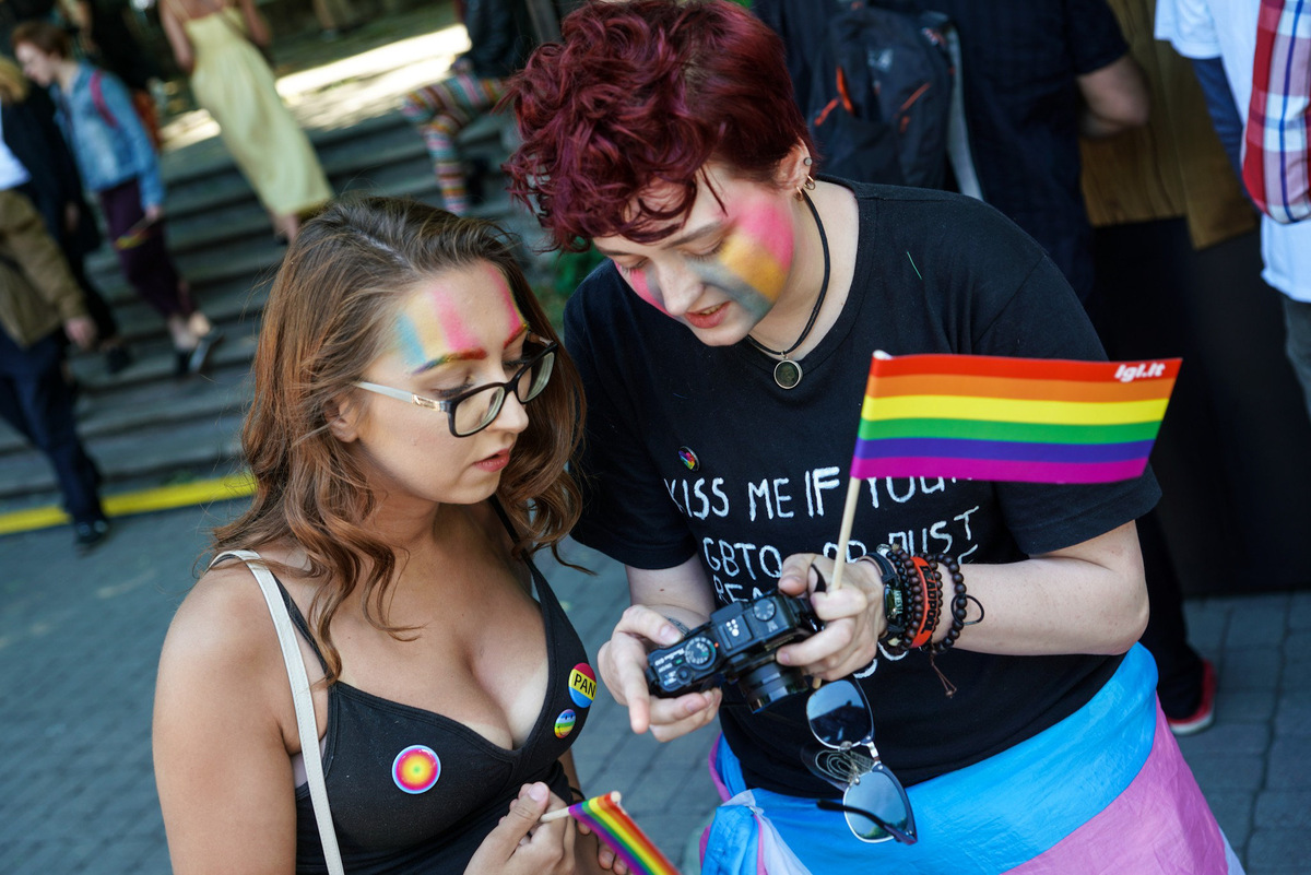 Участники "Балтийского прайда" в Риге © Sputnik