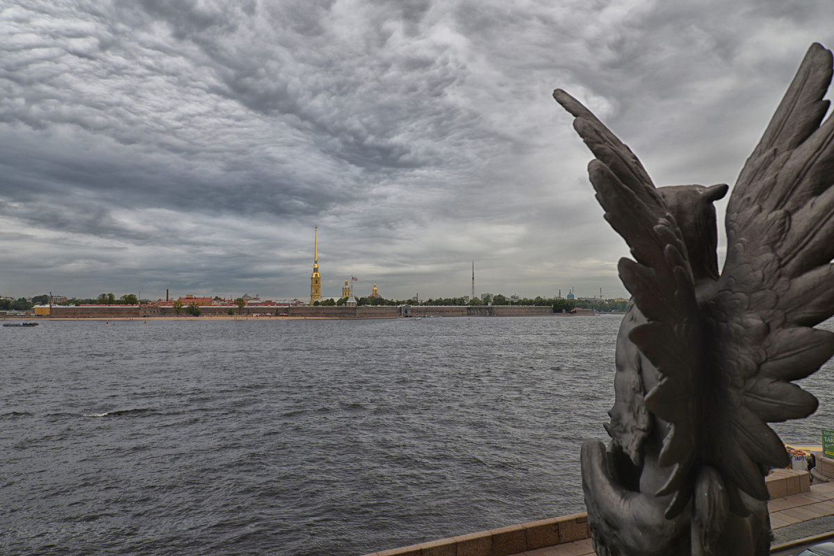Петропавловская крепость. Вид с балкона Владимирского дворца. Фотография А.Новикова. 2016