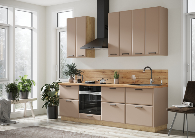 Модульная кухня Призма 2,4 м мокко супермат