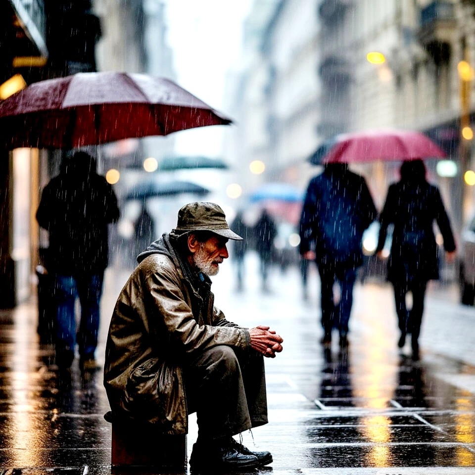 Так бездомного человека видит нейросеть, но в жизни всё бывает более грубее