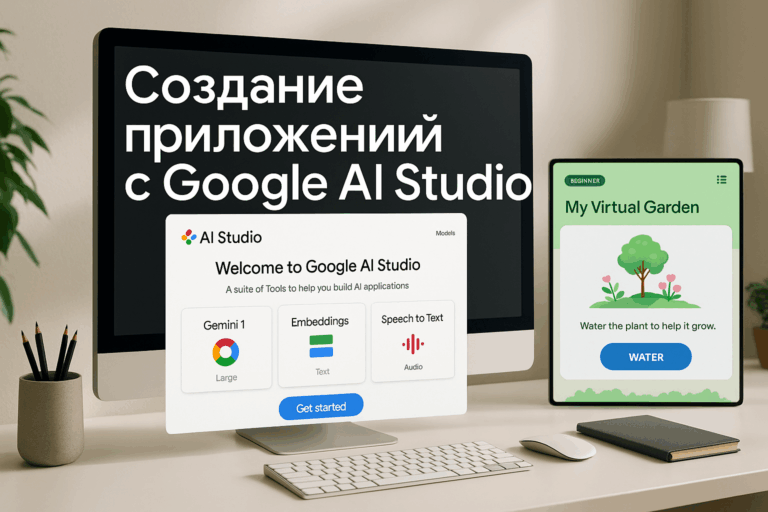    Google AI Studio предлагает создание приложений с обновленным интерфейсом, AI-моделями и интеграцией с GitHub для новичков.