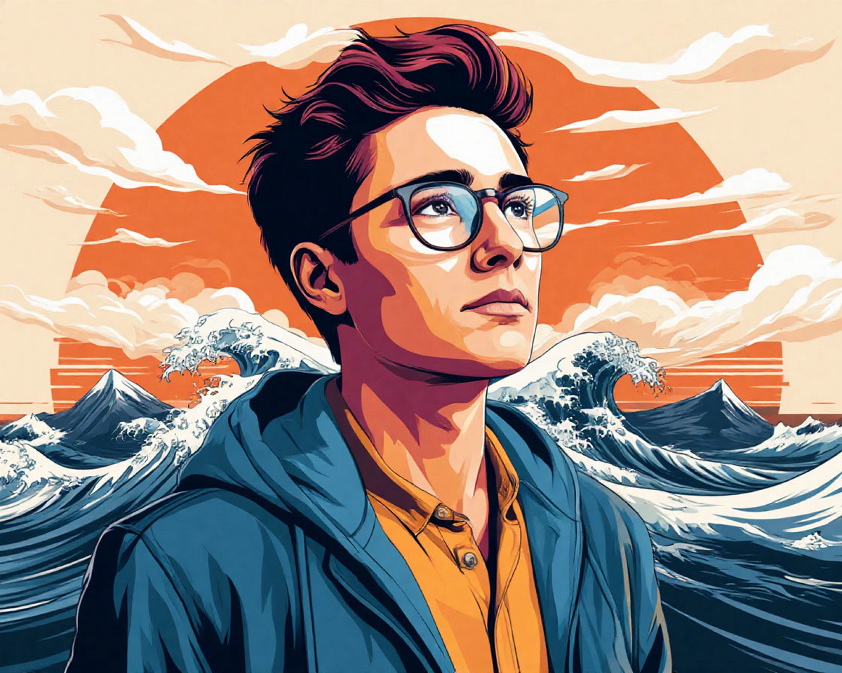 Вместо того чтобы быть раздавленными бурей, мы учимся в ней плыть.