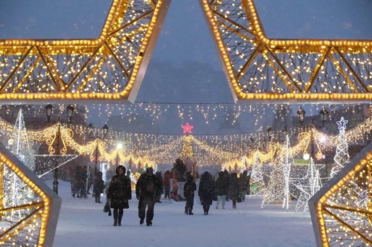    Стало известно, как власти Барнаула украсят главный новогодний городок