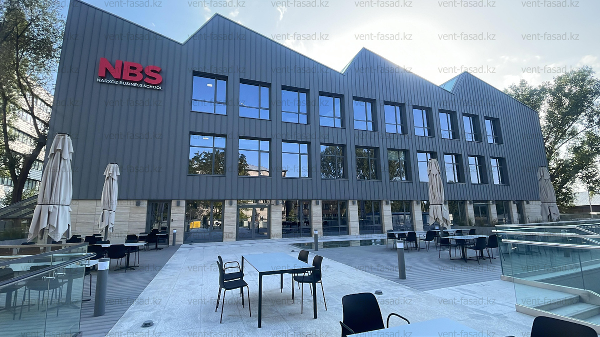 Объект с подсистемой вентилируемого фасада REVENTAL и алюминием Gravis