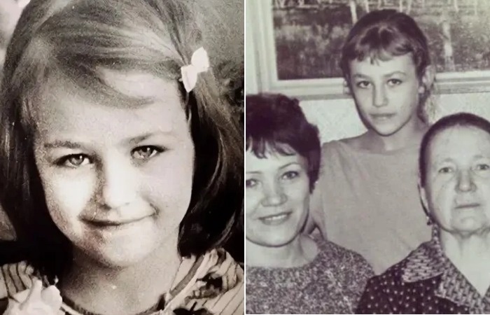 Екатерина Волкова в детстве.