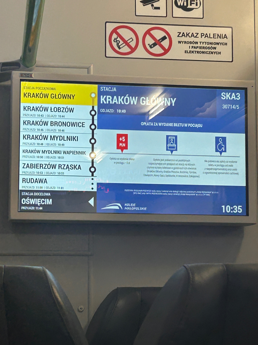 Электрички Польши приличные