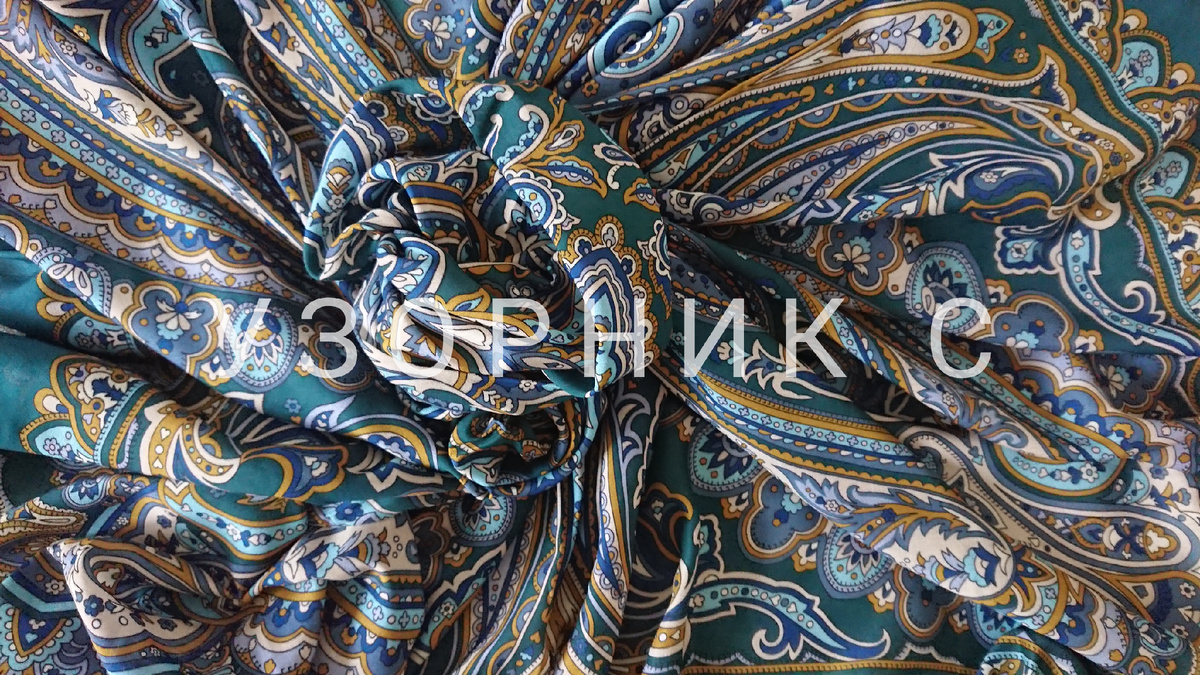 Платок Цветок востока, фото автора