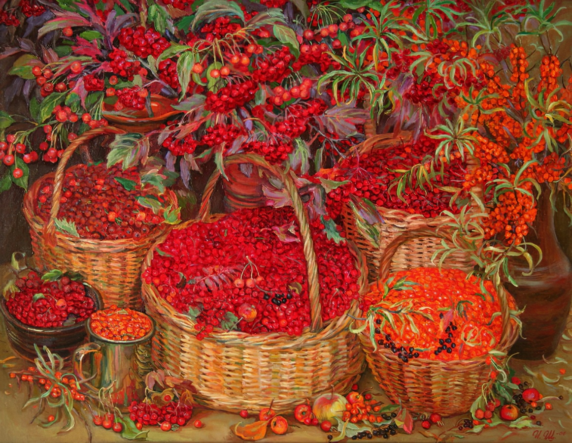 Ирина Щетинина. Дары Заобья. Калина, облепиха, боярка. 2006