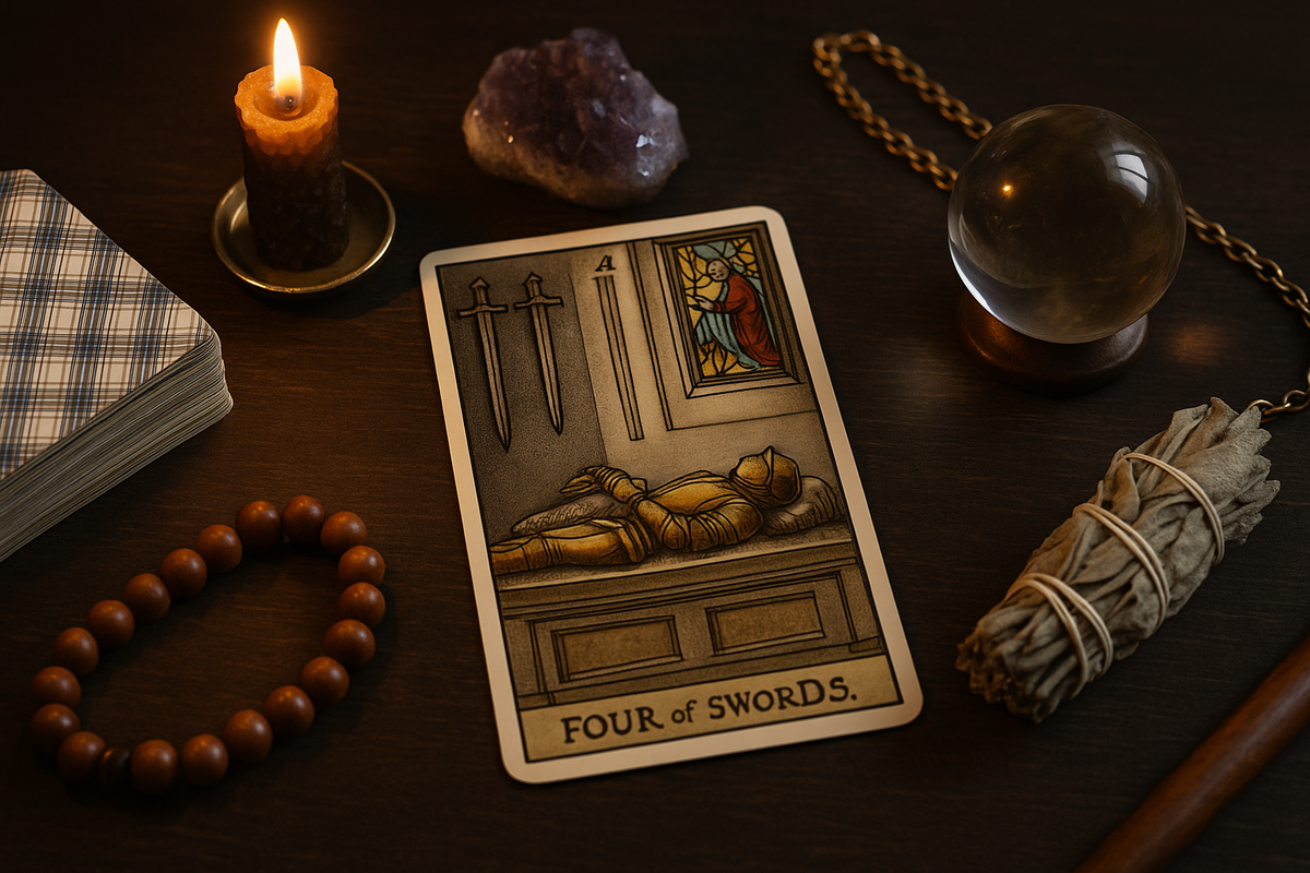4 Мечей: значение, сочетание с другими арканами, символизм