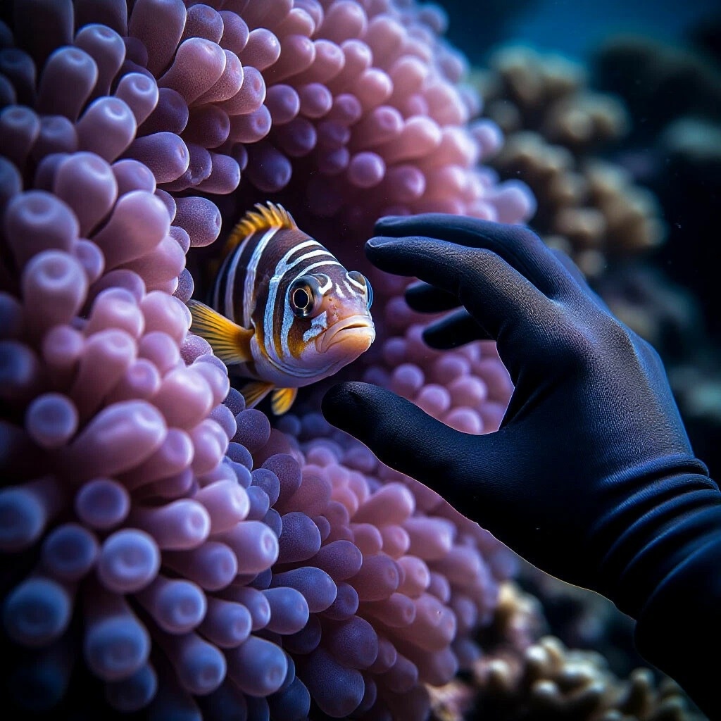 Разочарование в фиолетовой актинии