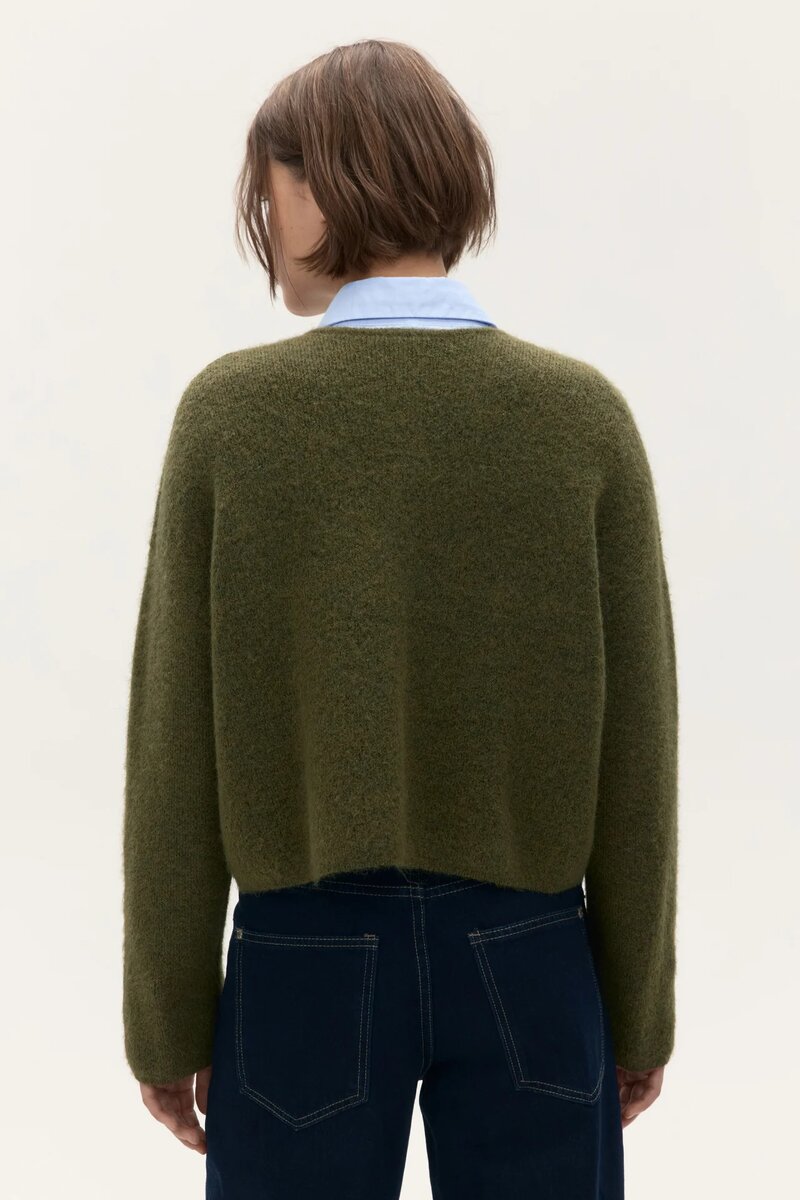 Кардиган на пуговицах с шерстью BEFREE