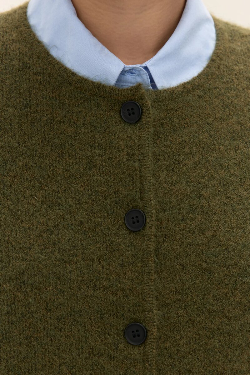 Кардиган на пуговицах с шерстью BEFREE