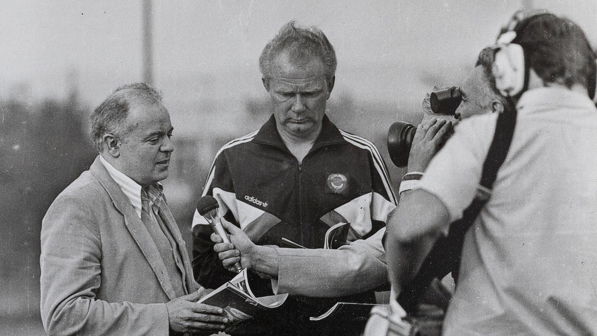    Валерий Лобановский (в центре).из архива Валерия Винокурова