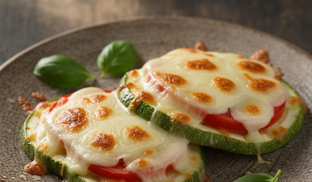 Рецепт 1: «Мини-пиццы на кабачковой основе»