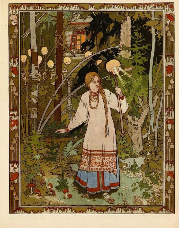 Иллюстрации И.Билибина. Из открытых источников.