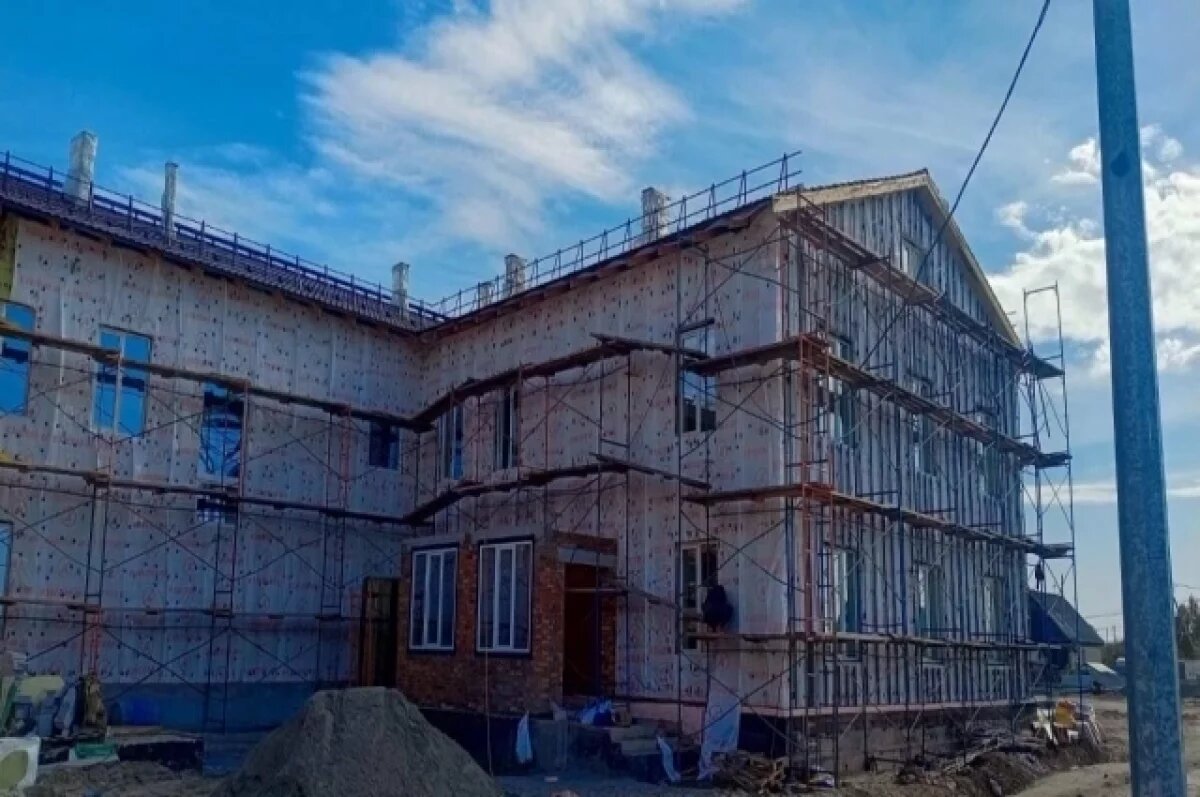    В Чановском районе достраивают детсад на 100 мест