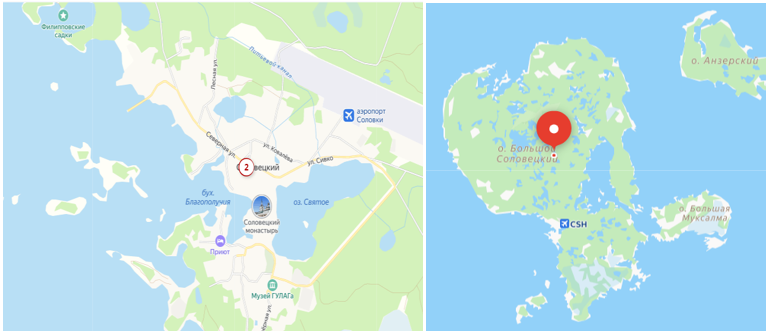 Яндекс карта