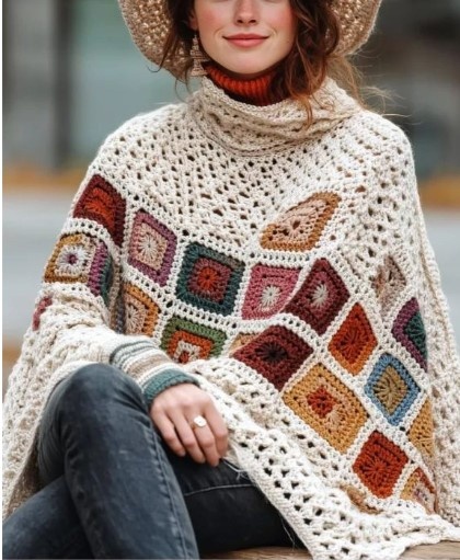 Неиссякаемое квадратное очарование - идеи и схемы красивых мотивов для вязания крючком!