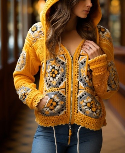 Этот удивительный бабушкин квадрат - схемы мотивов крючком и новые идеи!