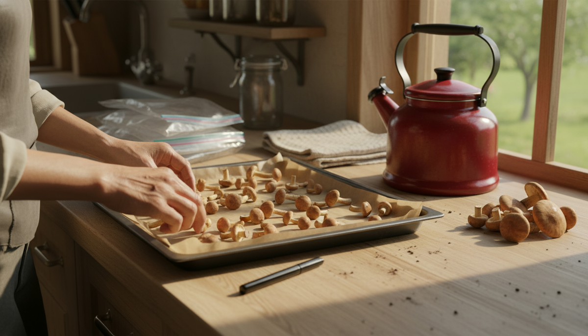 Как заморозить опята на зиму