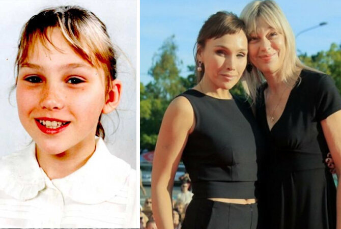 В детстве. С мамой на "Кинотавре" в Сочи. Фото из архива "7 секретов"