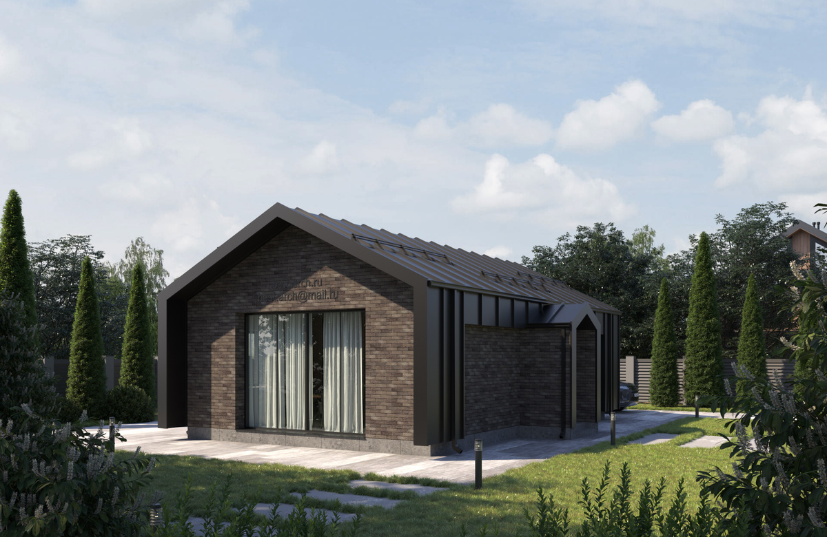 Типовой проект жилого дома П-49 в стиле лофт с сайта best-arch.ru