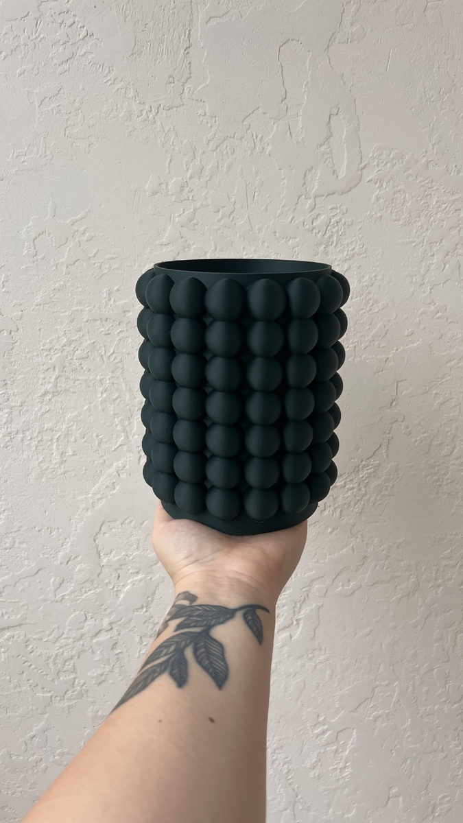 Кашпо созданное мной. Название «Тайга»