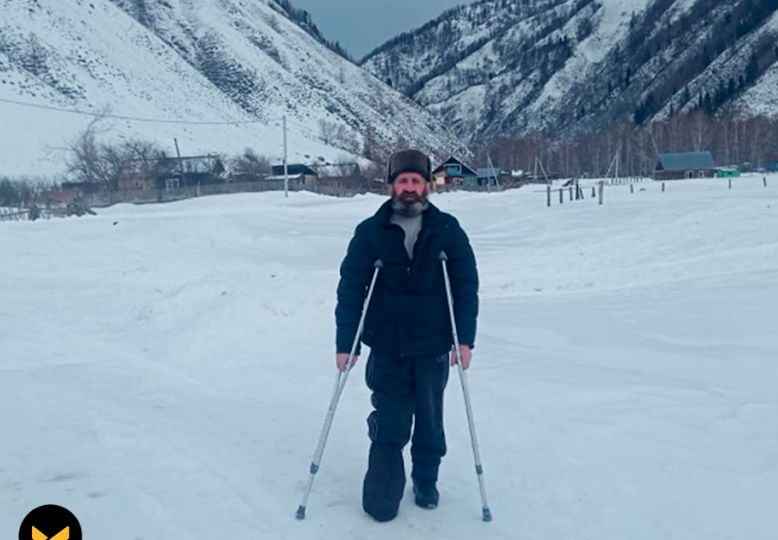 На Алтае Геннадий Куликов двое суток без сна полз со сломанной ногой к дому