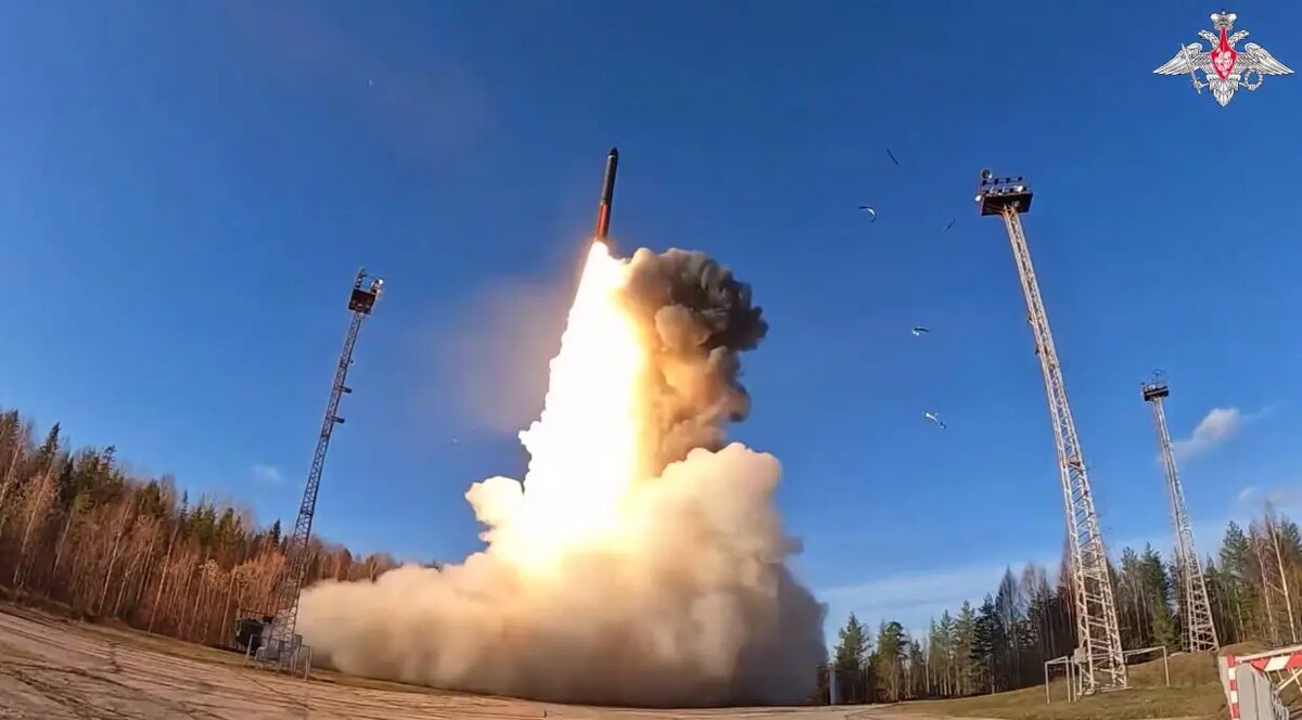    Ракета «Ярс». Фото: скриншот из видео пресс-службы Минобороны России.