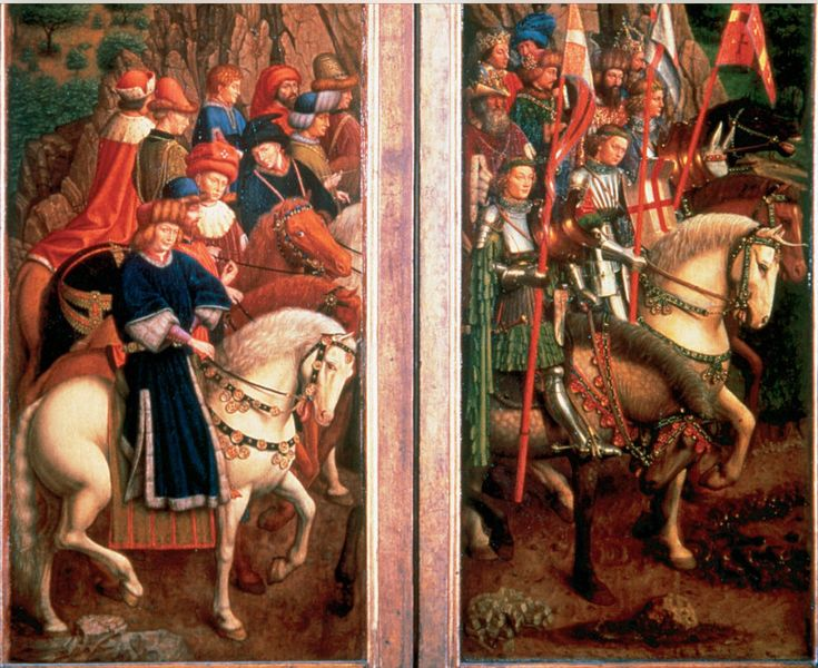 Праведные судьи. Ян и Хуберт ван Эйки. 1426-1432 гг.